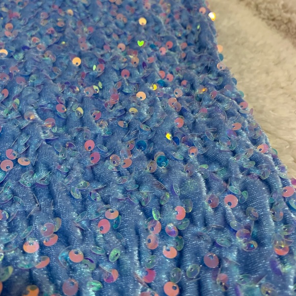 Lucy in the Sky sequins sky blue prom/event dress, size S (5ft4/5ft5) - Picture 2 of 4